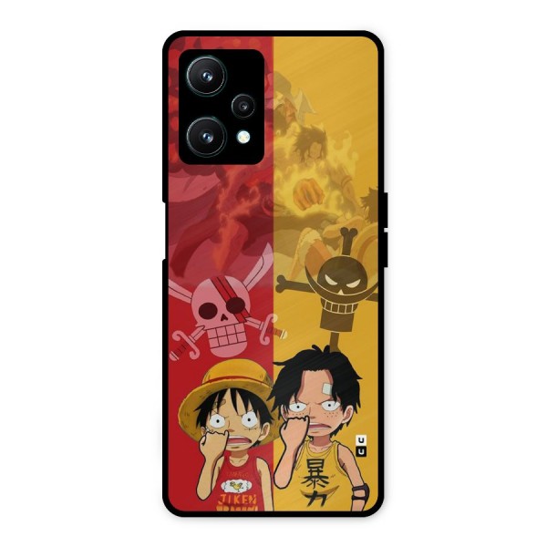 Luffy And Ace Metal Back Case for Realme 9 Pro 5G