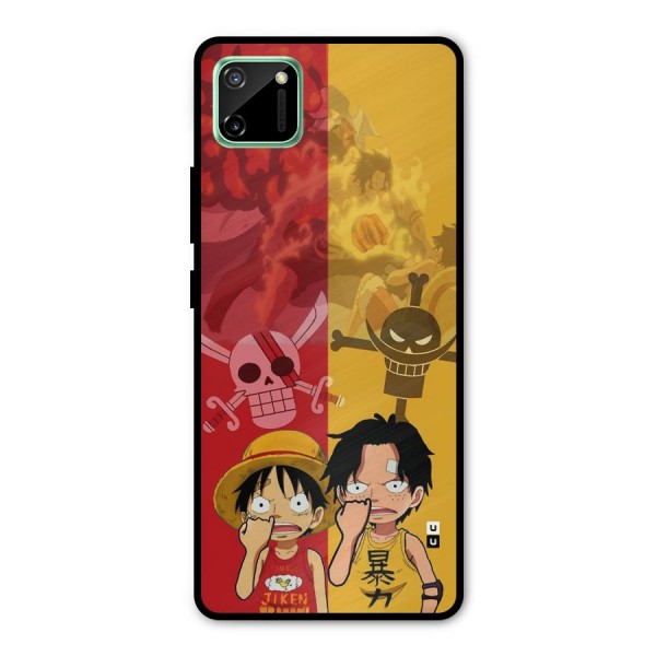 Luffy And Ace Metal Back Case for Realme C11