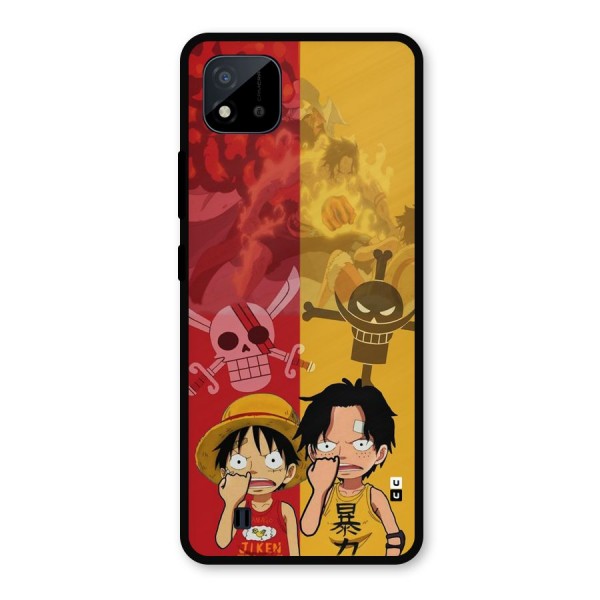 Luffy And Ace Metal Back Case for Realme C11 2021