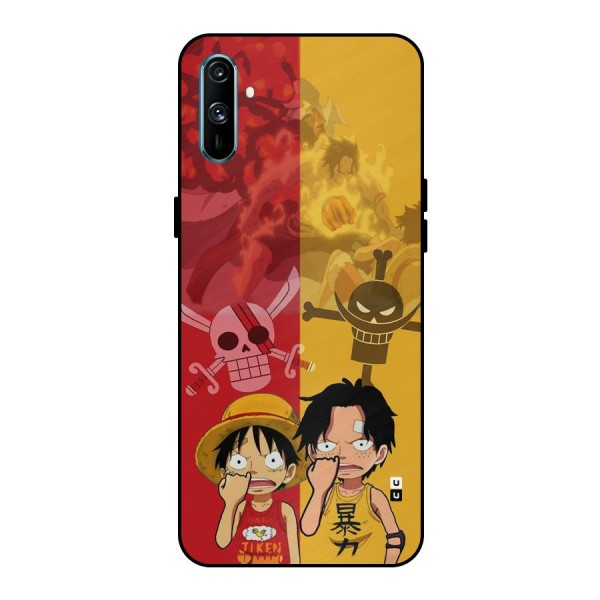 Luffy And Ace Metal Back Case for Realme C3