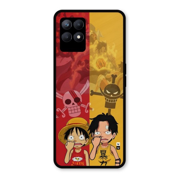 Luffy And Ace Metal Back Case for Realme Narzo 50