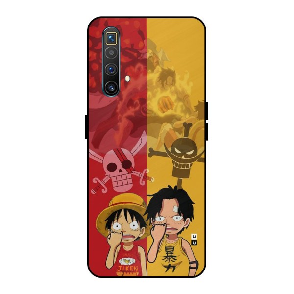 Luffy And Ace Metal Back Case for Realme X3