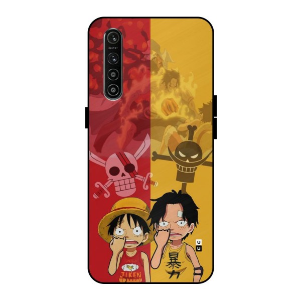 Luffy And Ace Metal Back Case for Realme XT