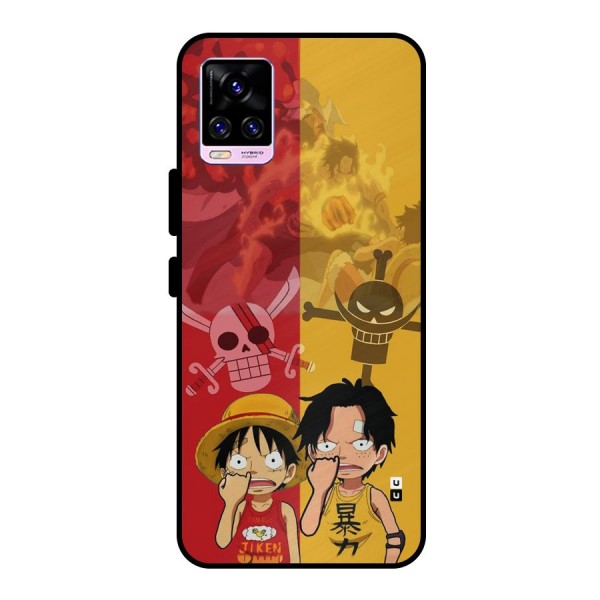 Luffy And Ace Metal Back Case for Vivo V20 Pro