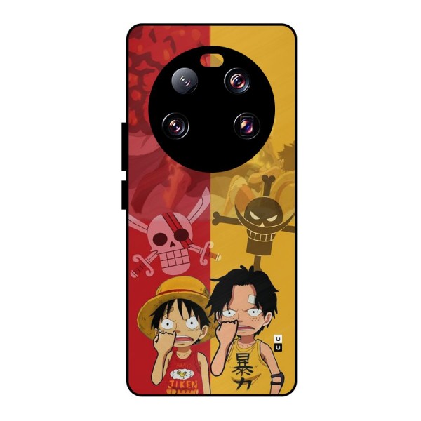 Luffy And Ace Metal Back Case for Xiaomi 13 Ultra