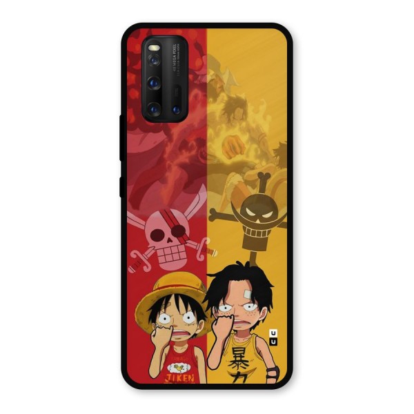 Luffy And Ace Metal Back Case for iQOO 3