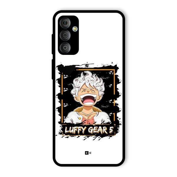Luffy Gear 5 Glass Back Case for Galaxy F23