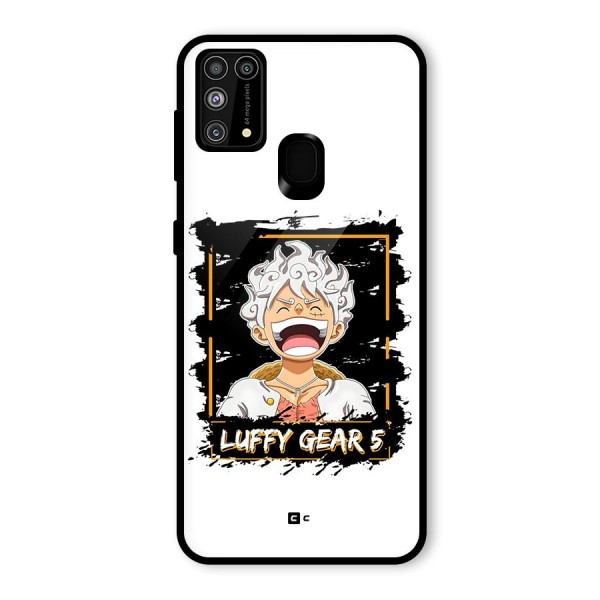 Luffy Gear 5 Glass Back Case for Galaxy F41