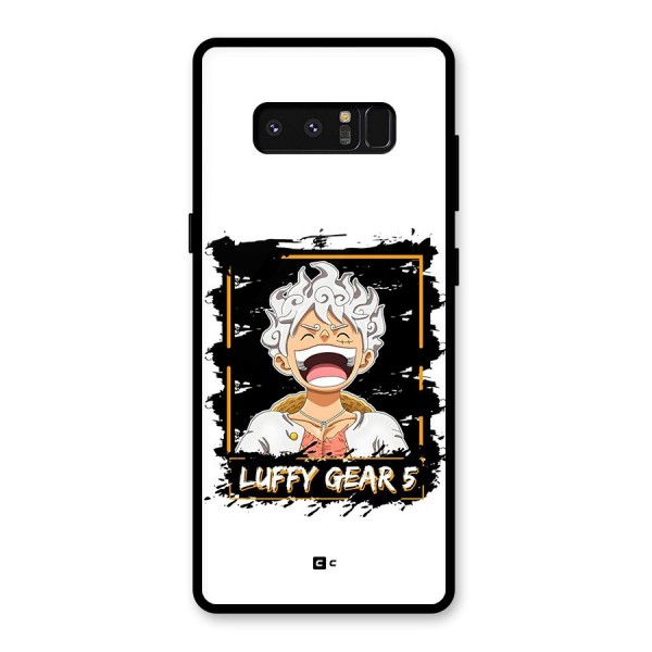 Luffy Gear 5 Glass Back Case for Galaxy Note 8