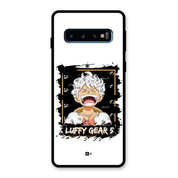 Luffy Gear 5 Glass Back Case for Galaxy S10