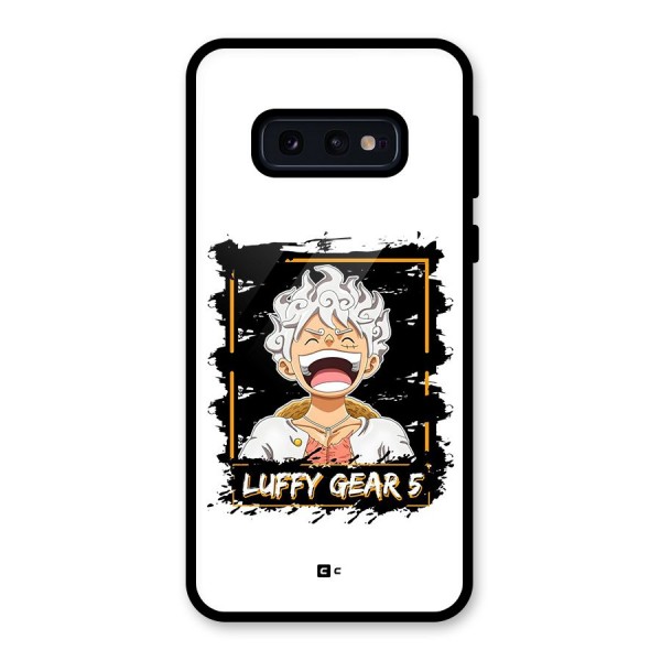 Luffy Gear 5 Glass Back Case for Galaxy S10e
