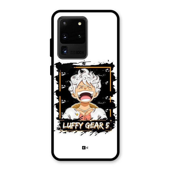 Luffy Gear 5 Glass Back Case for Galaxy S20 Ultra