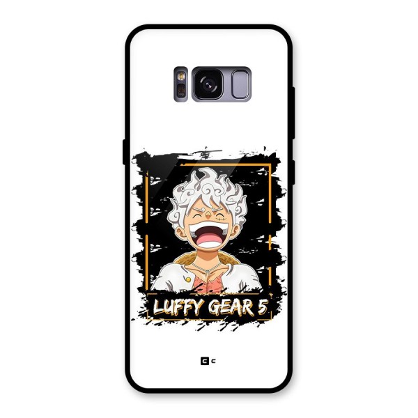 Luffy Gear 5 Glass Back Case for Galaxy S8