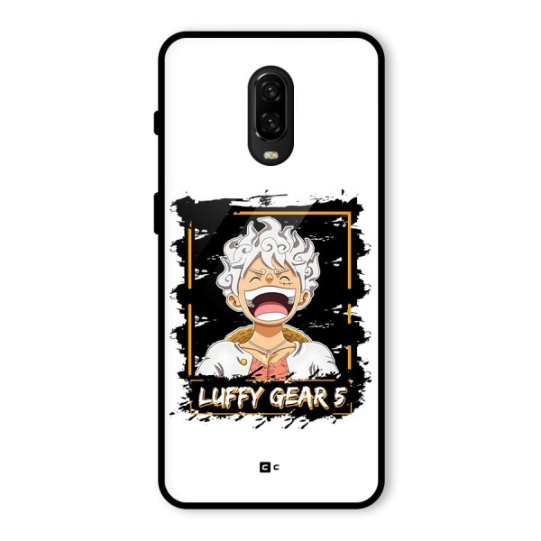 Luffy Gear 5 Glass Back Case for OnePlus 6T