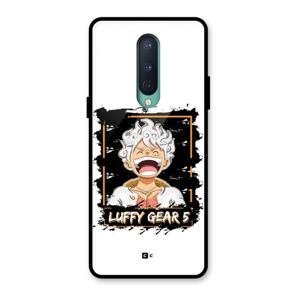 Luffy Gear 5 Glass Back Case for OnePlus 8