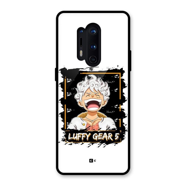 Luffy Gear 5 Glass Back Case for OnePlus 8 Pro