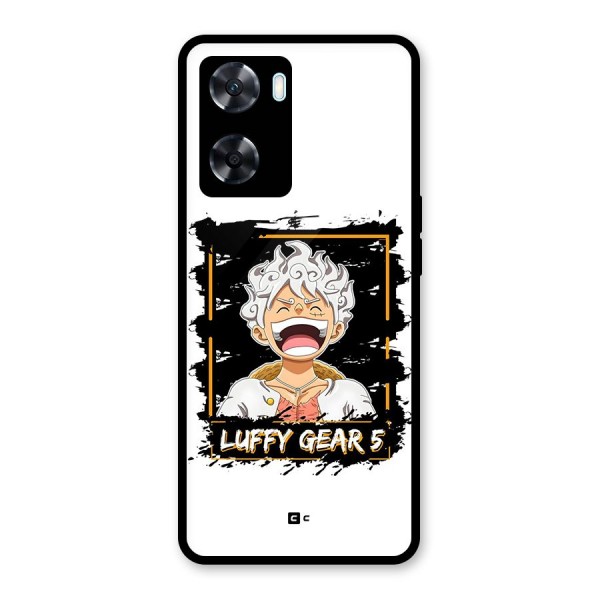 Luffy Gear 5 Glass Back Case for Oppo A77