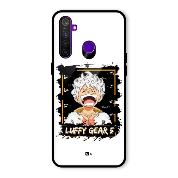 Luffy Gear 5 Glass Back Case for Realme 5 Pro