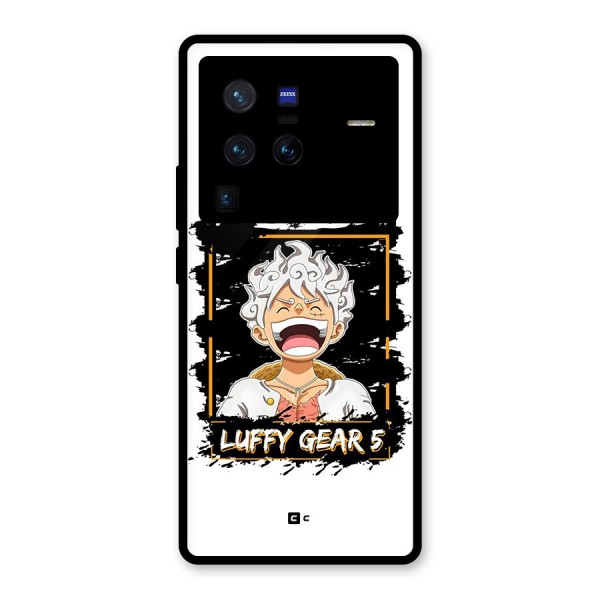 Luffy Gear 5 Glass Back Case for Vivo X80 Pro