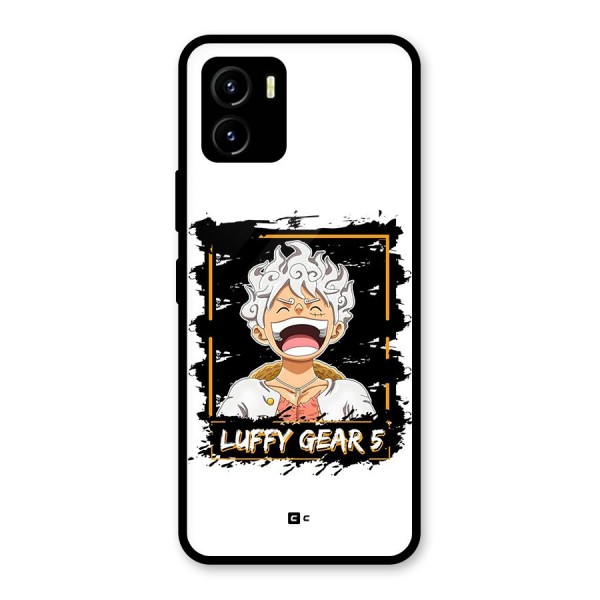 Luffy Gear 5 Glass Back Case for Vivo Y15s