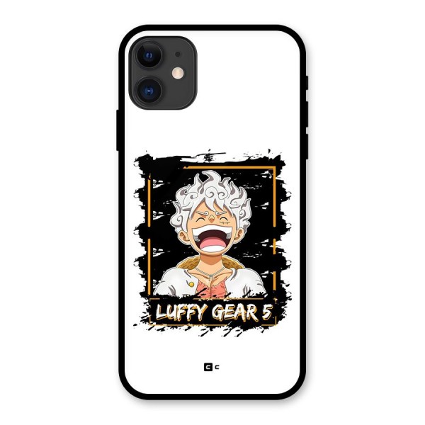 Luffy Gear 5 Glass Back Case for iPhone 11