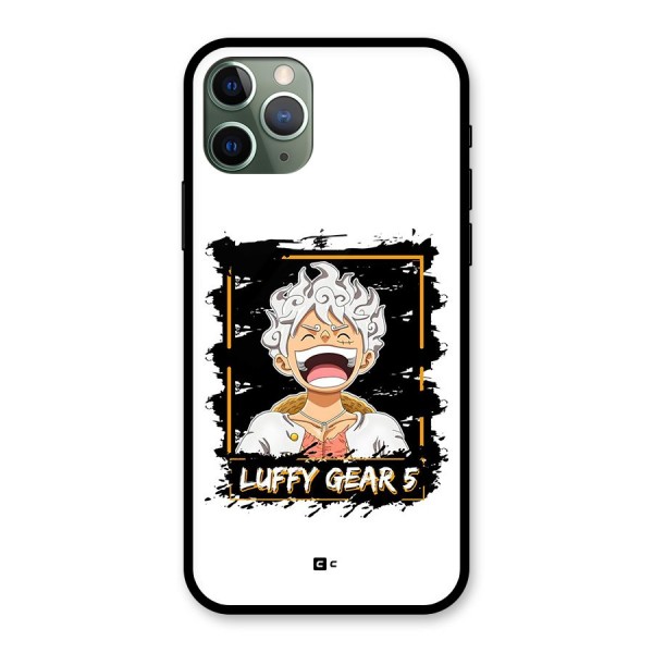 Luffy Gear 5 Glass Back Case for iPhone 11 Pro