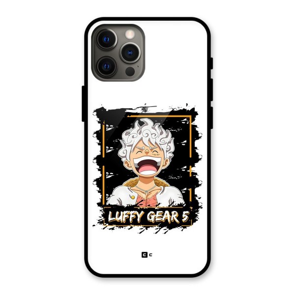 Luffy Gear 5 Glass Back Case for iPhone 12 Pro Max