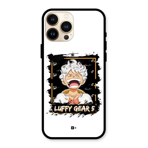 Luffy Gear 5 Glass Back Case for iPhone 13 Pro Max