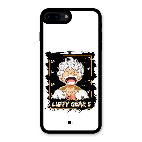 Luffy Gear 5 Glass Back Case for iPhone 7 Plus