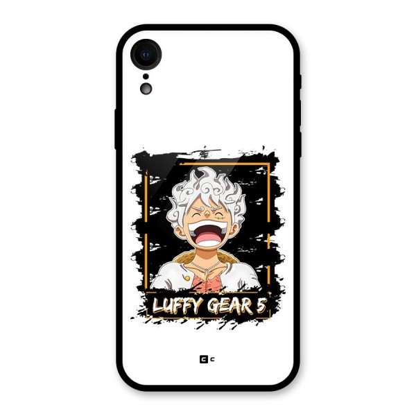 Luffy Gear 5 Glass Back Case for iPhone XR
