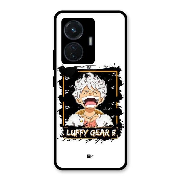 Luffy Gear 5 Glass Back Case for iQOO Z6 44W