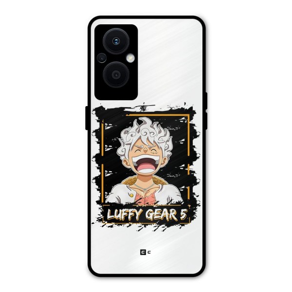 Luffy Gear 5 Metal Back Case for Oppo F21 Pro 5G