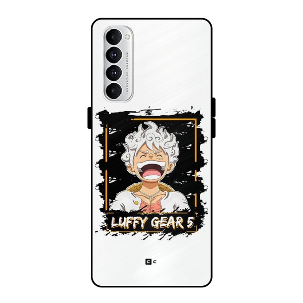 Luffy Gear 5 Metal Back Case for Oppo Reno4 Pro