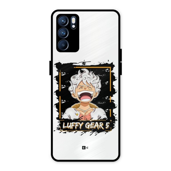 Luffy Gear 5 Metal Back Case for Oppo Reno6 5G
