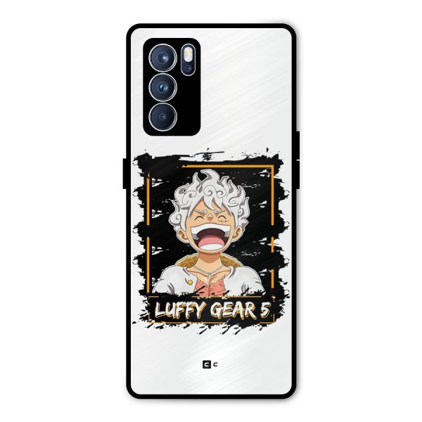 Luffy Gear 5 Metal Back Case for Oppo Reno6 Pro 5G
