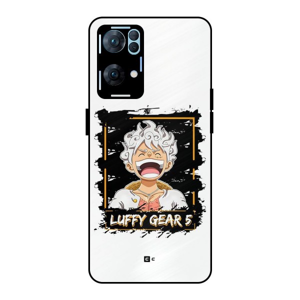 Luffy Gear 5 Metal Back Case for Oppo Reno7 Pro 5G