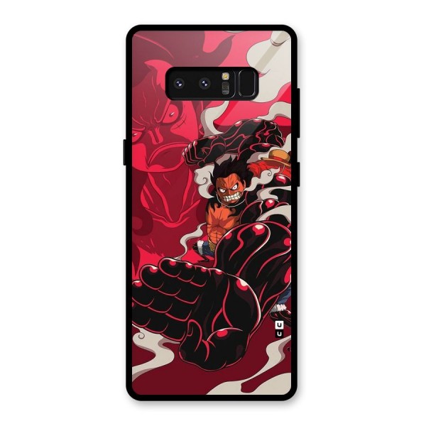 Luffy Gear Fourth Glass Back Case for Galaxy Note 8