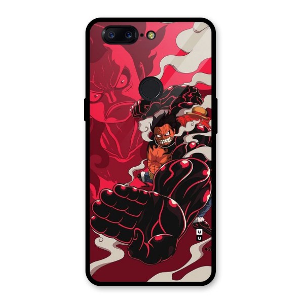 Luffy Gear Fourth Glass Back Case for OnePlus 5T