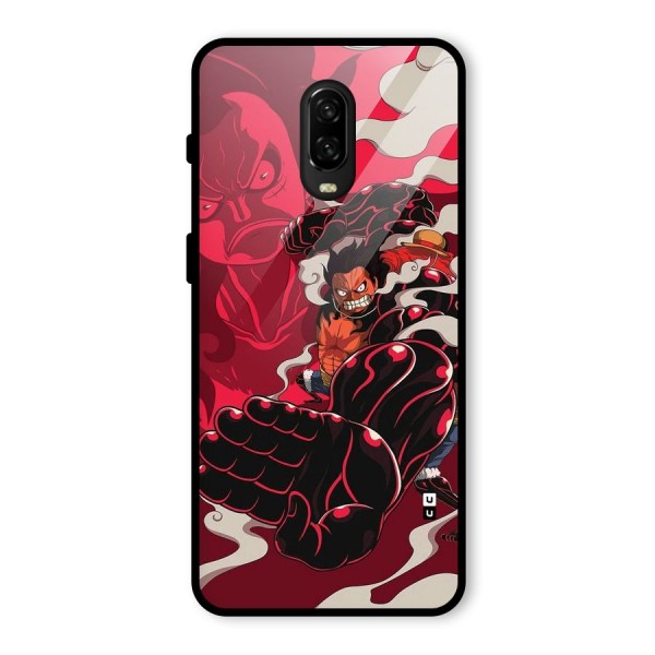 Luffy Gear Fourth Glass Back Case for OnePlus 6T