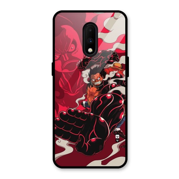Luffy Gear Fourth Glass Back Case for OnePlus 7