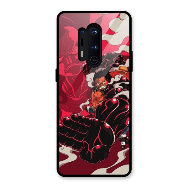Luffy Gear Fourth Glass Back Case for OnePlus 8 Pro