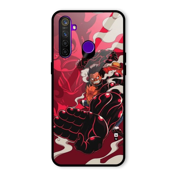 Luffy Gear Fourth Glass Back Case for Realme 5 Pro