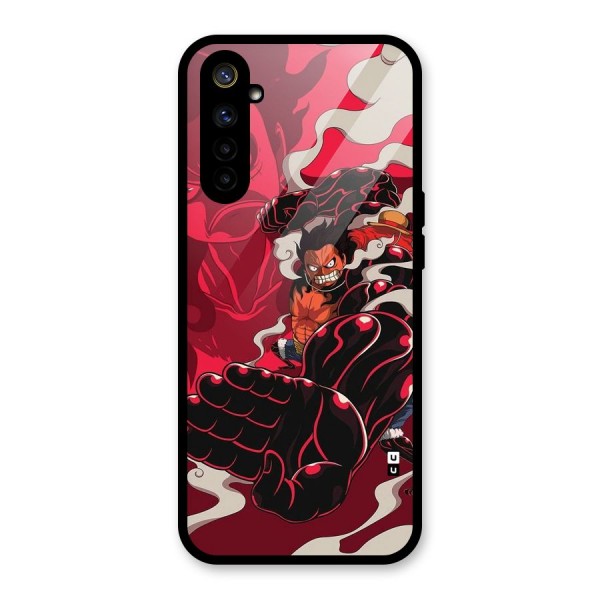 Luffy Gear Fourth Glass Back Case for Realme 6