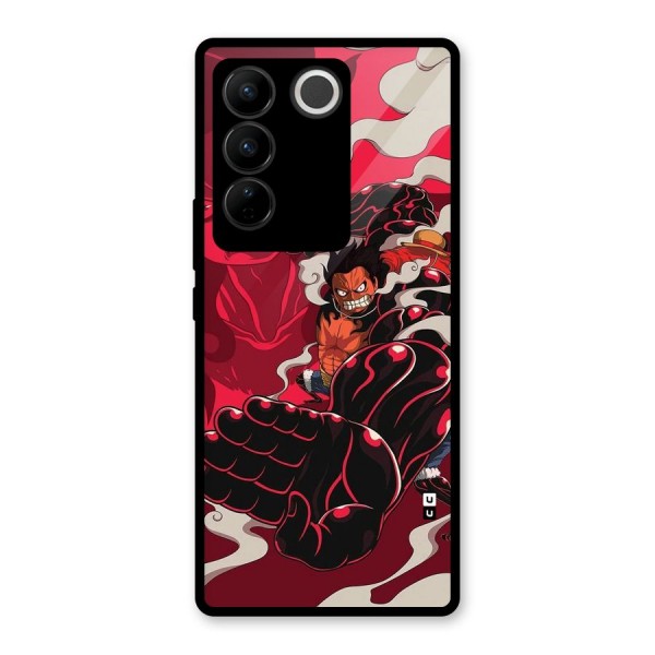 Luffy Gear Fourth Glass Back Case for Vivo V27