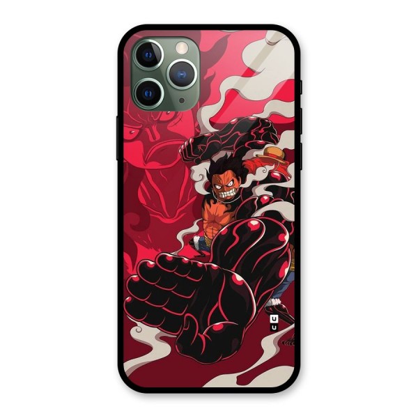 Luffy Gear Fourth Glass Back Case for iPhone 11 Pro