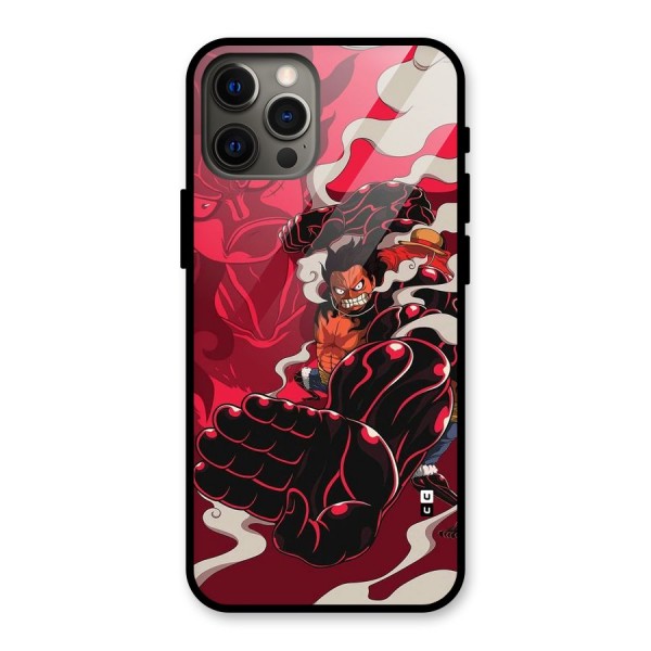 Luffy Gear Fourth Glass Back Case for iPhone 12 Pro Max