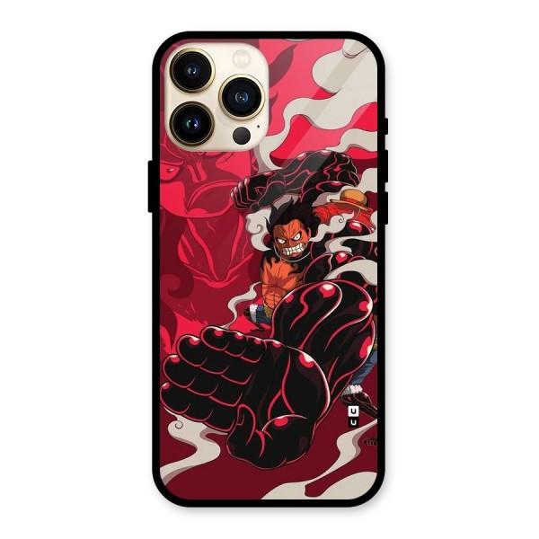 Luffy Gear Fourth Glass Back Case for iPhone 13 Pro Max