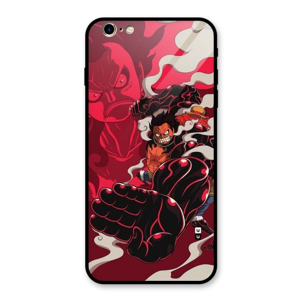 Luffy Gear Fourth Glass Back Case for iPhone 6 Plus 6S Plus