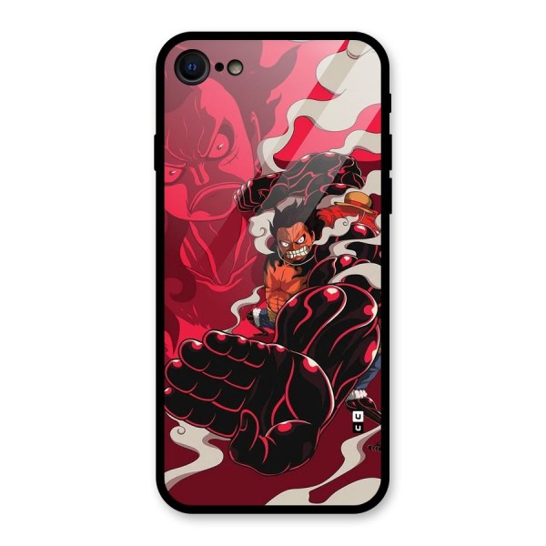 Luffy Gear Fourth Glass Back Case for iPhone 7