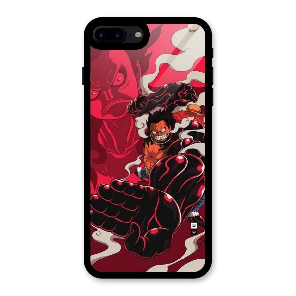 Luffy Gear Fourth Glass Back Case for iPhone 7 Plus